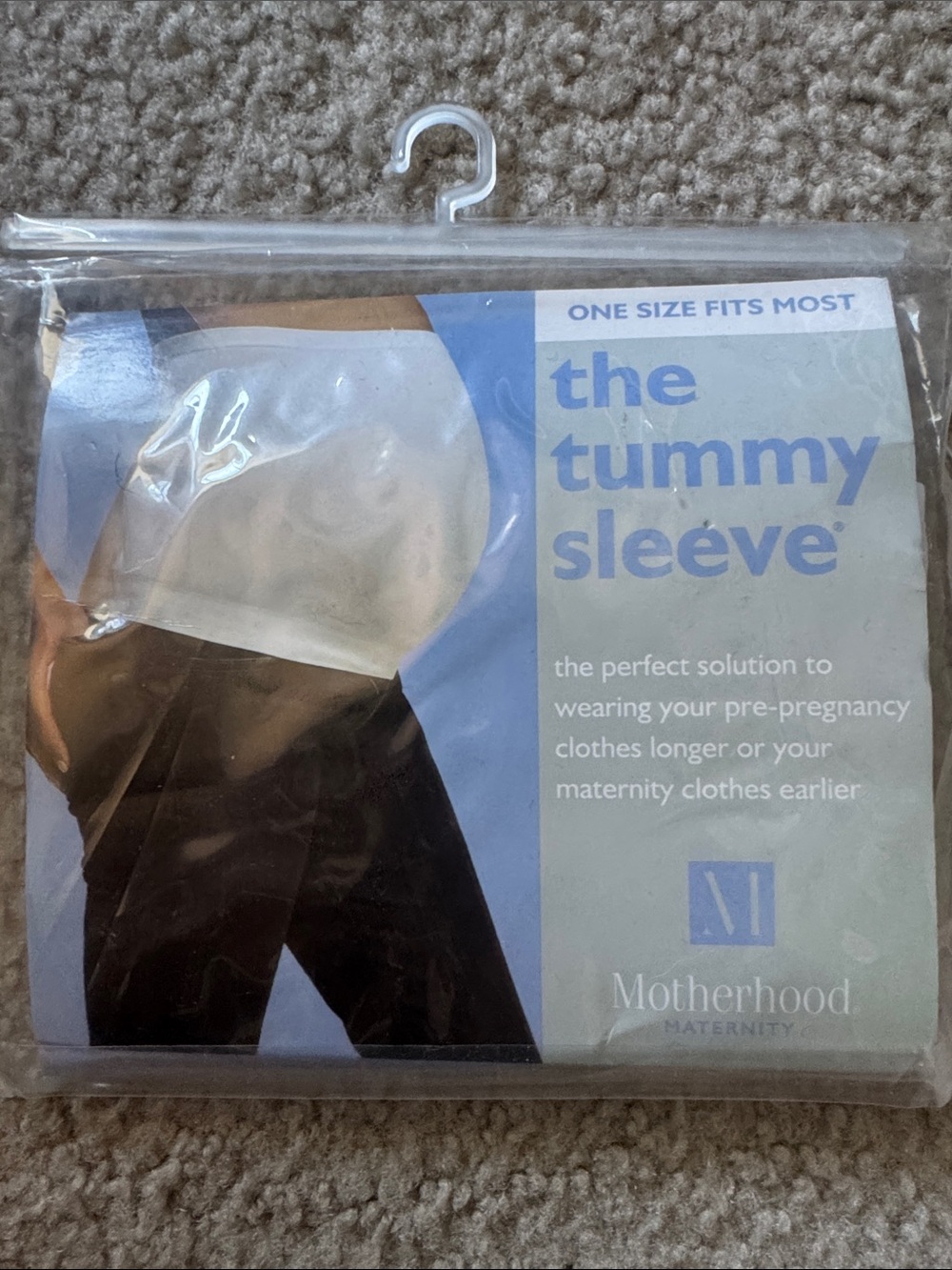 Motherhood Maternity White Tummy Sleeve Support Band